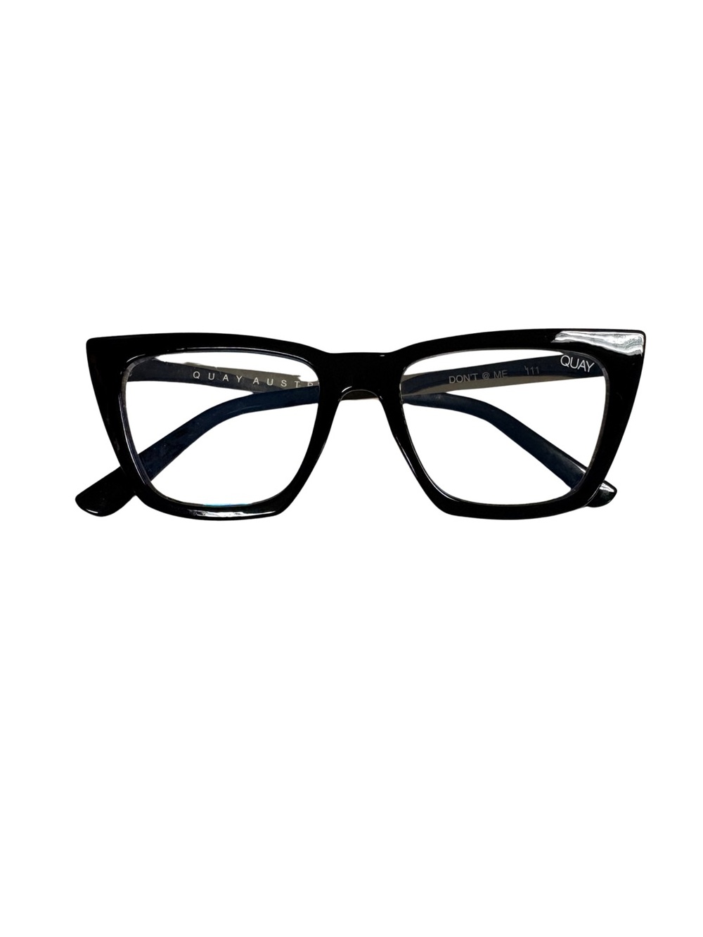 Quay Australia Black Cat Eye Glasses